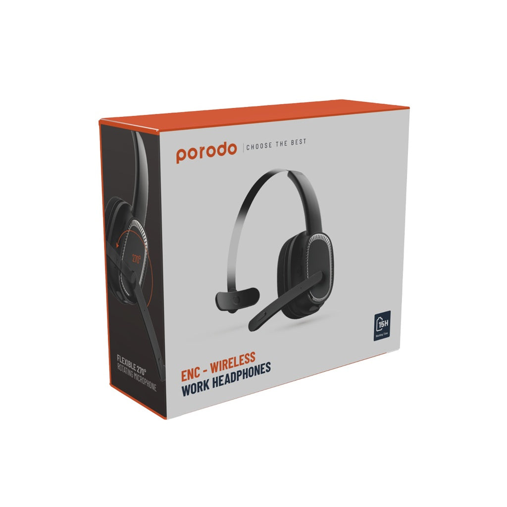 Porodo enc-wireless work headphones